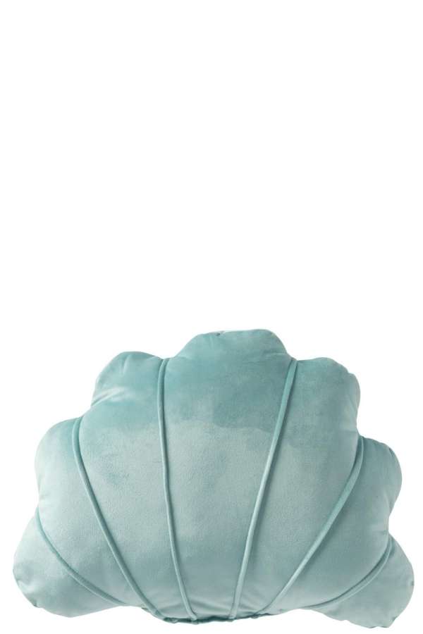 CUSHION SHELL POLYESTER TURQUOISE