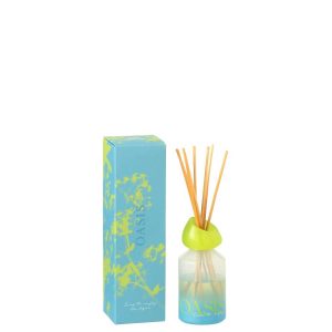 REED DIFFUSER OASIS SOLVENT BLUE/GREEN SMALL