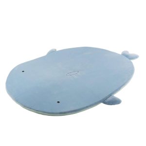 PLAYMAT SHARK TWO-SIDED POLYESTER LIGHT BLUE/MINT GREEN