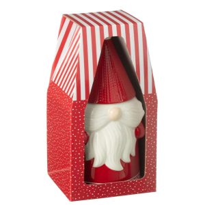 COOKIE JAR IN GIFTBOX CERAMICS RED