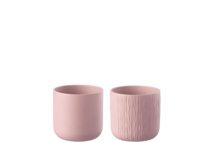 FLOWERPOT GEN CERAMIC PINK EXTRA SMALL ASSORTMENT OF 2