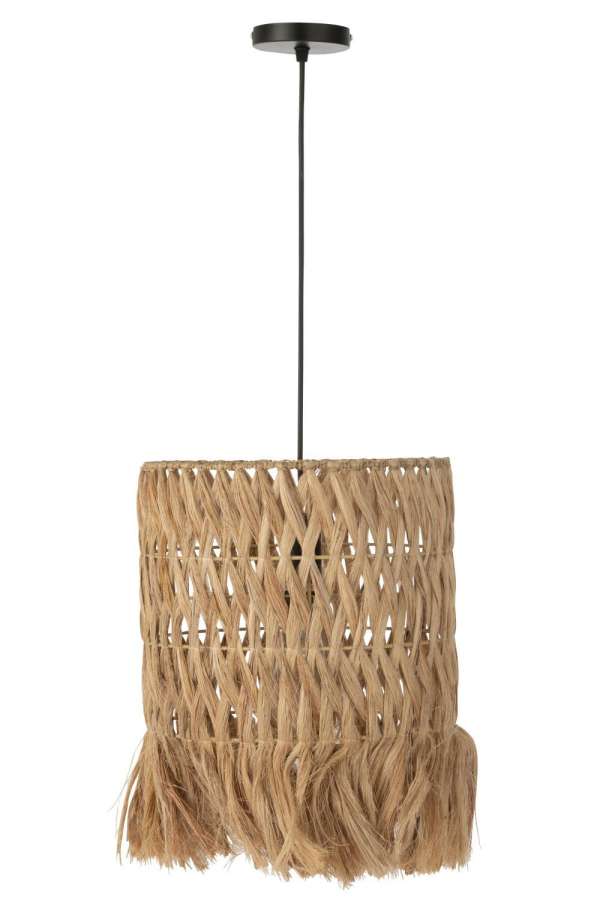 HANGING LAMP ROUND BABANA LEAF NATURAL