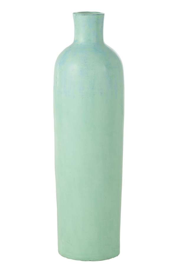 VASE JUSTINE TERRACOTTA BLUE LARGE