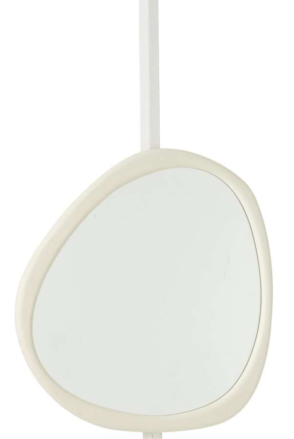 WALL MIRROR MODERNA MDF/MIRROR WHITE MEDIUM
