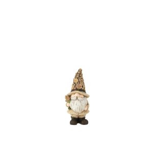 GNOME WOOD IMITATION POLYRESIN NATURAL SMALL