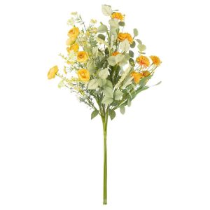 BOUQUET MIX FLOWERS ARTIFICIAL YELLOW