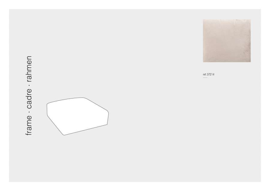 COVER POUF MONACO VELVET BEIGE