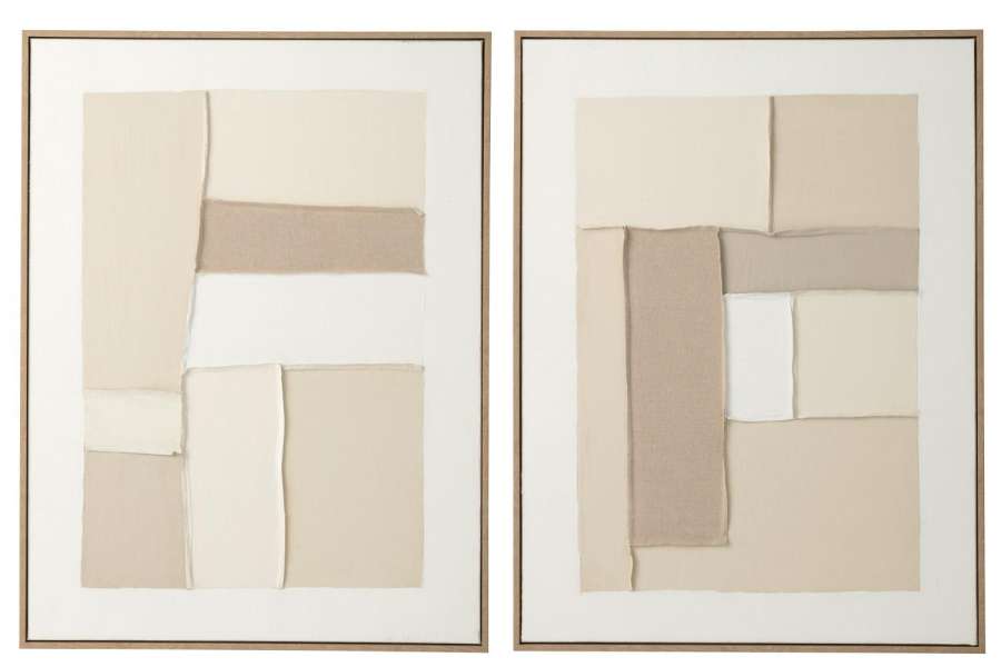 PAINTING AMY PINEWOOD MULTICOLORED ASSORTMENT OF 2