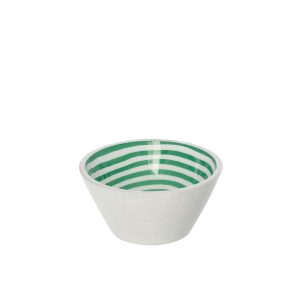 BOWL MANGO WOOD GREEN/WHITE MEDIUM