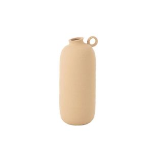 VASE CASSIA NARROW CLAY BEIGE LARGE