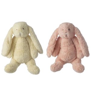RABBIT POLYESTER PINK/YELLOW LARGE ASSORTMENT OF 2