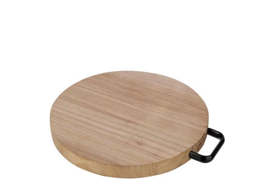 PLANK ROUND WOOD NATURAL SMALL