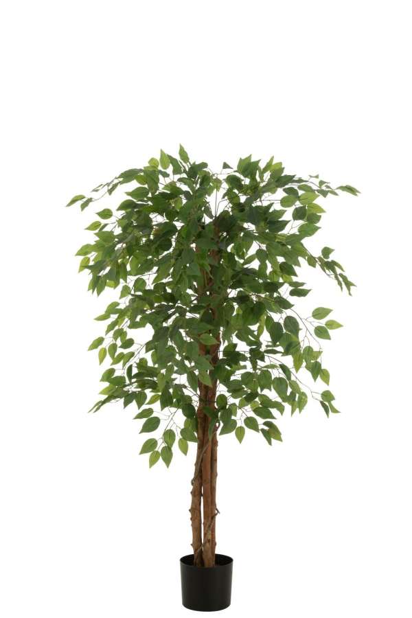 FICUS TREE POT ARTIFICIAL BRIGHT GREEN