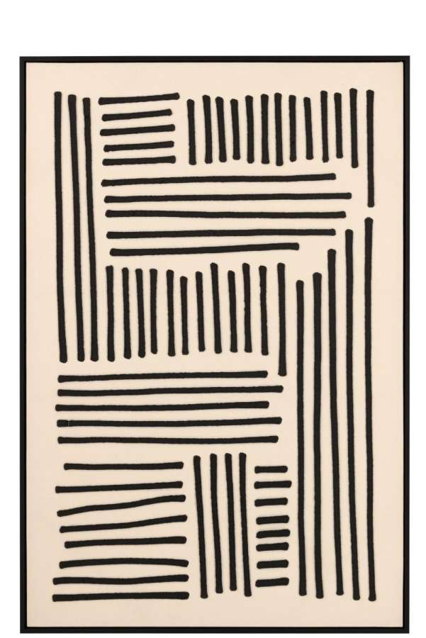 PAINTING LINE PINEWOOD ECRU/BLACK