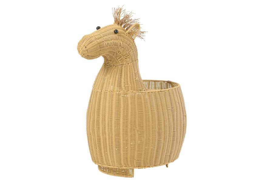 BASKET HORSE SYNTHETIC NATURAL
