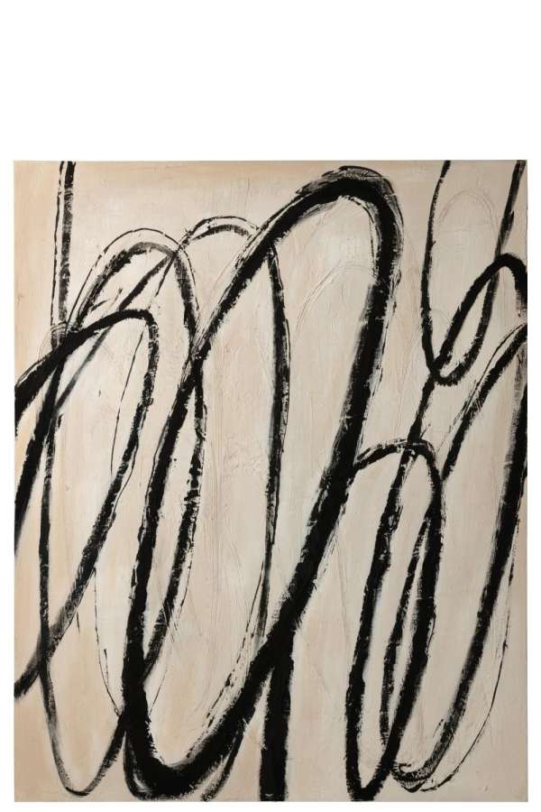 PAINTING RINGS PINEWOOD BEIGE/BLACK