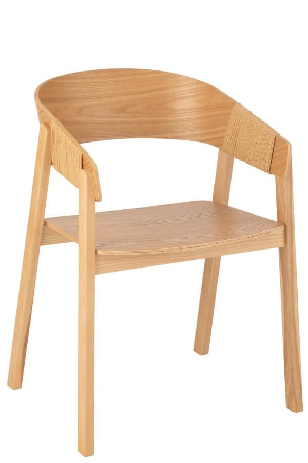 CHAIR NAGA ASHWOOD/ROPE NATURAL