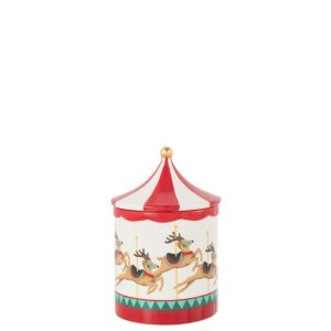 JAR DECORATIVE CAROUSEL DOLOMITE MULTICOLORED