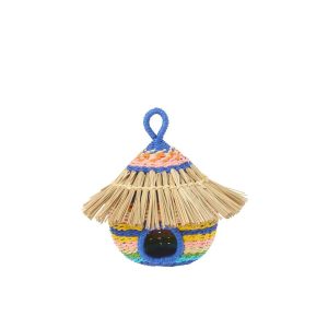 BIRDHOUSE STRIPED PAPER MULTI SMALL