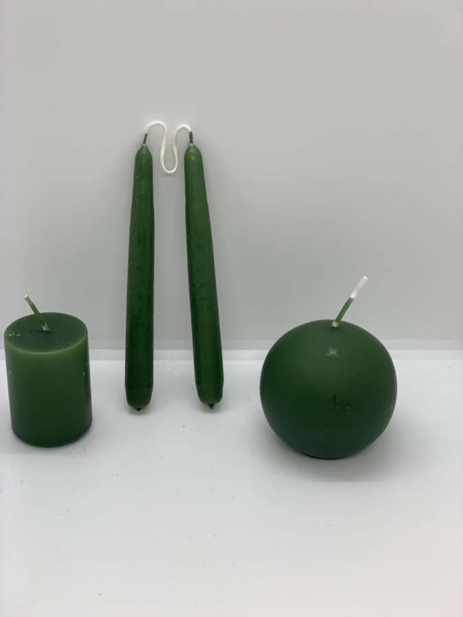 Kulelys 7x7 cm-87 Mørkegrønn