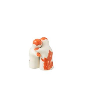 SALT&PEPPER GRANADA CERAMIC WHITE/ORANGE