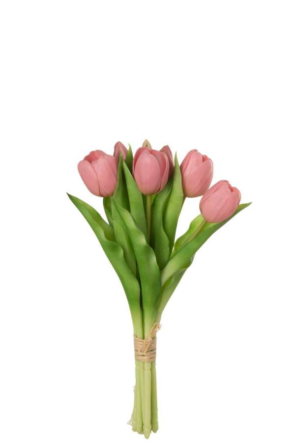 BOUQUET TULIPS 7PIECES PU PINK SMALL