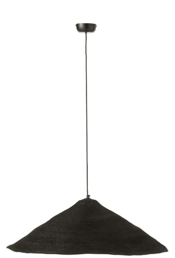 HANGING LAMP HAT MOONJ GRASS BLACK LARGE