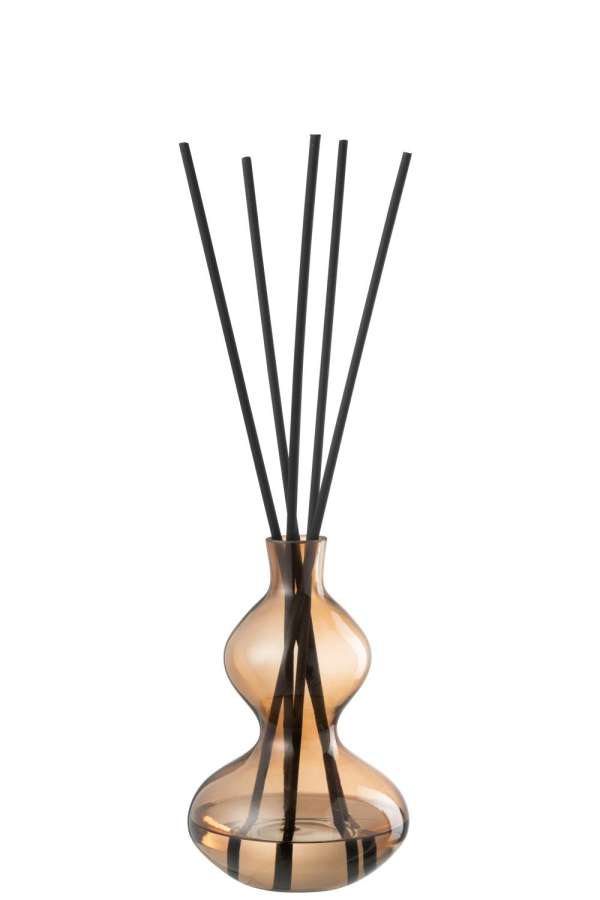 SCENTED OIL NORDIC VETIVER GLASS AMBER SMALL