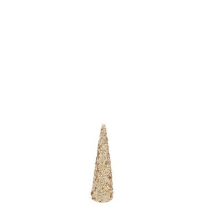 CONE SEQUINS FOAM GOLD COLORED SMALL