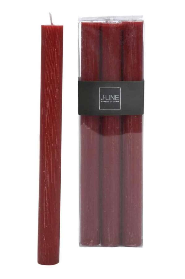 BOX 6 TABLE CANDLE CHERRY -9H