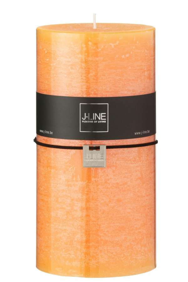 CYLINDER CANDLE LIGHT ORANGE EXTRA EXTRA LARGE 150H