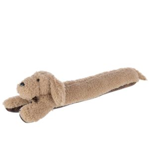 DRAUGHT EXCLUDER DOG POLYESTER BEIGE