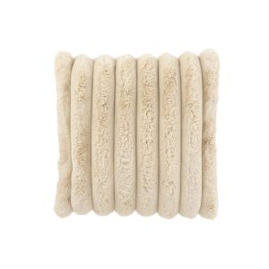 CUSHION LARGE CORDUROY POLYESTER BEIGE