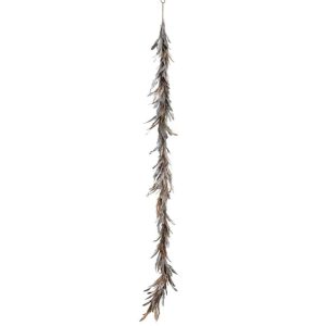 GARLAND DECO LOOSE FEATHERS SILVER