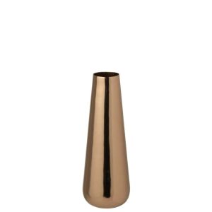 FLOOR VASE ALUMINIUM GOLD COLORED SMALL