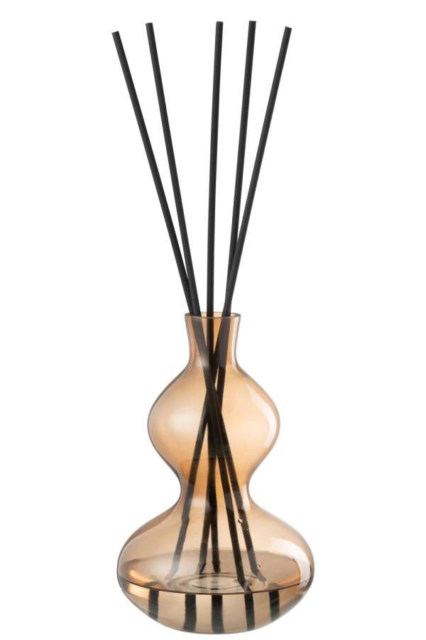 SCENTED OIL NORDIC VETIVER GLASS AMBER LARGE