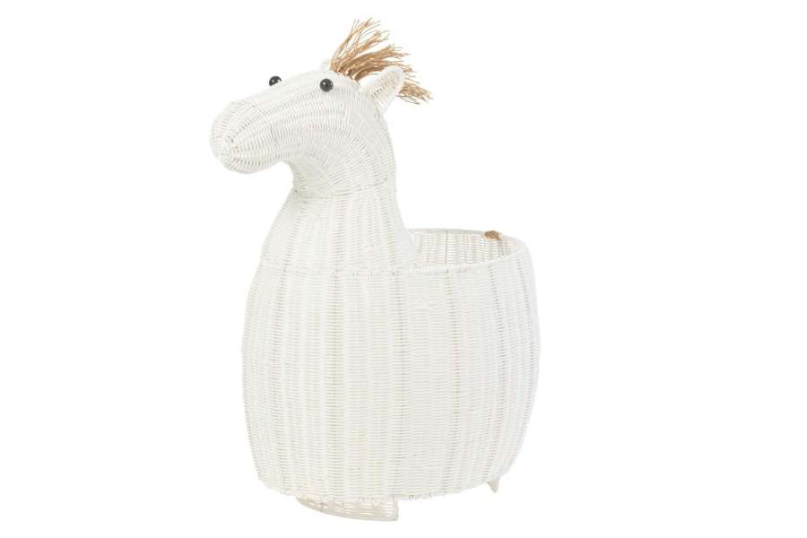 BASKET HORSE SYNTHETIC WHITE