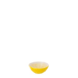 BOWL LEMON DOLOMITE LIGHT YELLOW/WHITE