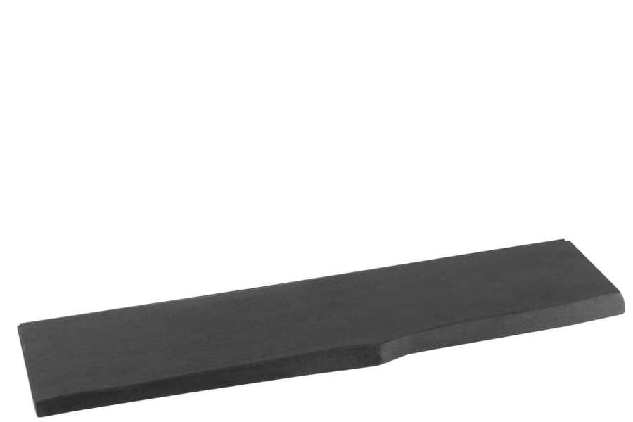 WALL SHELF GERARD MANGO WOOD BLACK LARGE