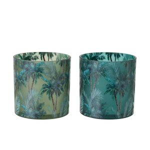 HURRICANE TROPICAL GLASS MULTICOLORED LARGE ASSORTMENT OF 2