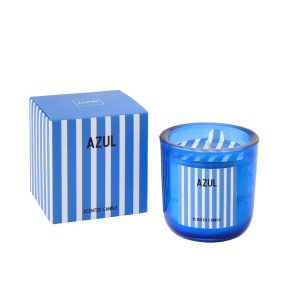 SCENTED CANDLE AZUL WAX BLUE LARGE