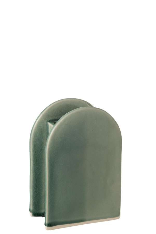 VASE BART PORCELAIN DARK GREEN
