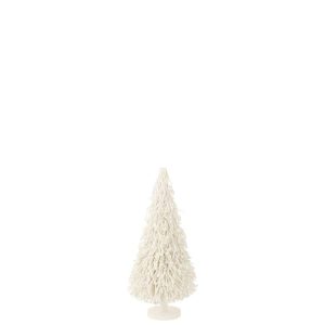 CHRISTMAS TREE TEATREE WOOD WHITE SMALL