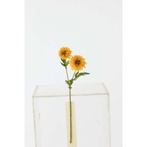 BUNDLE OF 2 DAISY TEXTILE WARM YELLOW