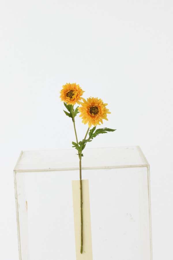 BUNDLE OF 2 DAISY TEXTILE WARM YELLOW