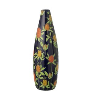 VASE PINEAPPLE PORCELAIN MULTICOLORED LARGE