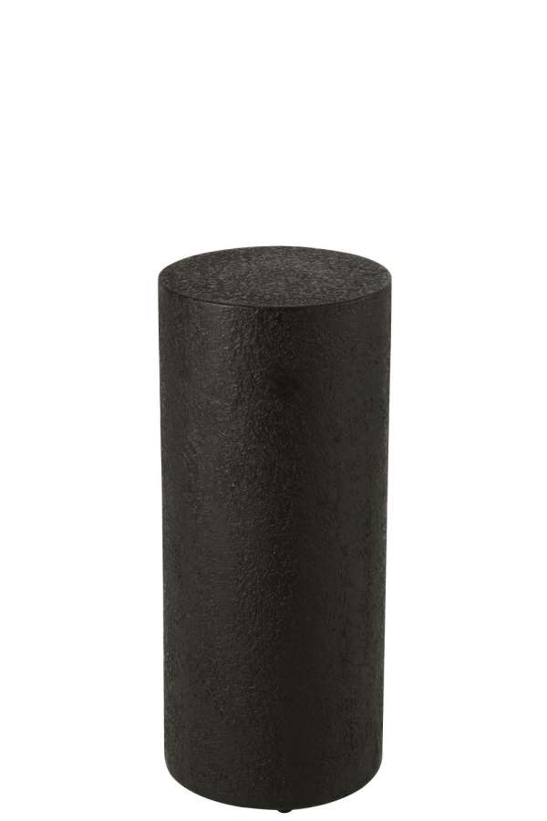 PEDESTAL CYLINDER MDF BLACK LARGE