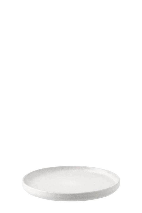 PLATE LUNA STONEWARE LIGHT GREY SMALL