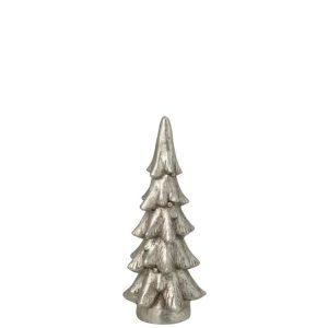CHRISTMAS TREE ROUND BASE  MAGNESIUM SILVER COLORED SMALL