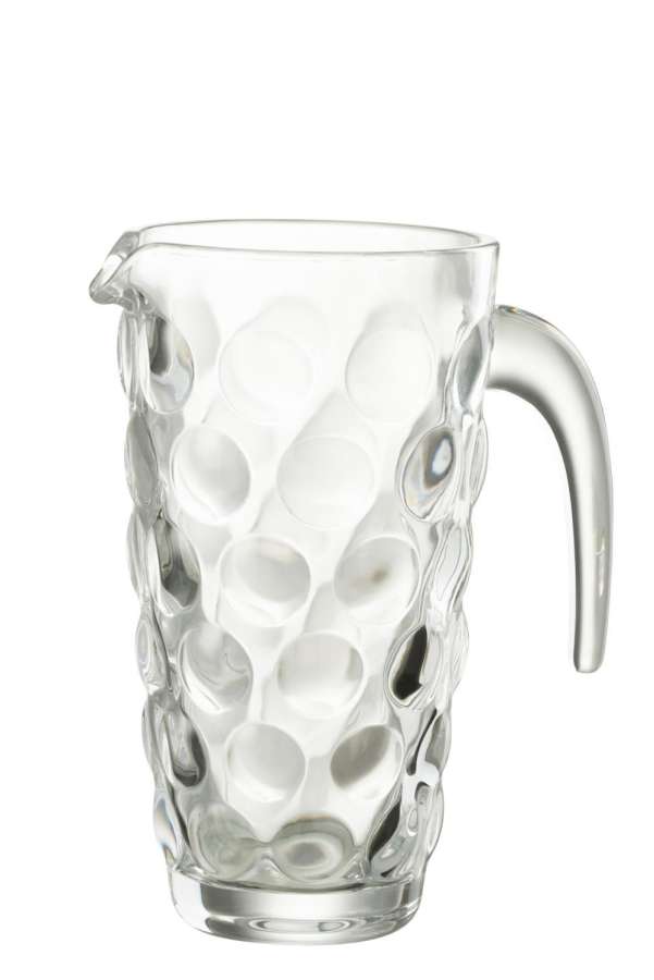 CARAFE LOUPE GLASS TRANSPARENT